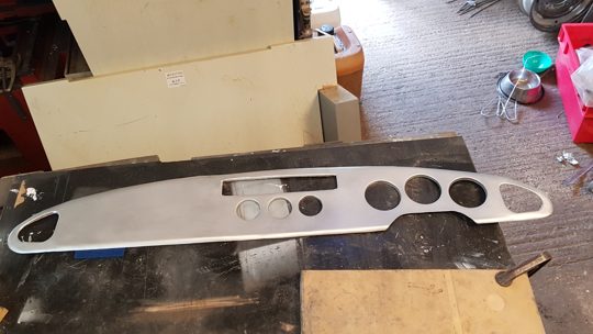 Jaguar dashboard machining